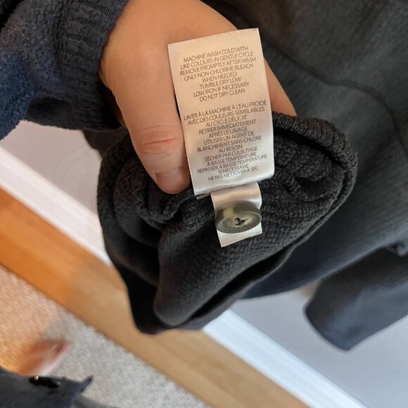 Field & Stream Pullover Sweater Navy Blue Ribbed Size XXL Button Neck Outdoor - Picture 10 of 10